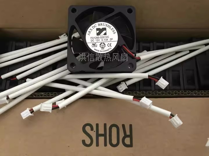 1PCS  Sanjiang ARX 6015 FD1260-S3012C DC12V 0.13A ZP Silent 6CM Cooling Fan
