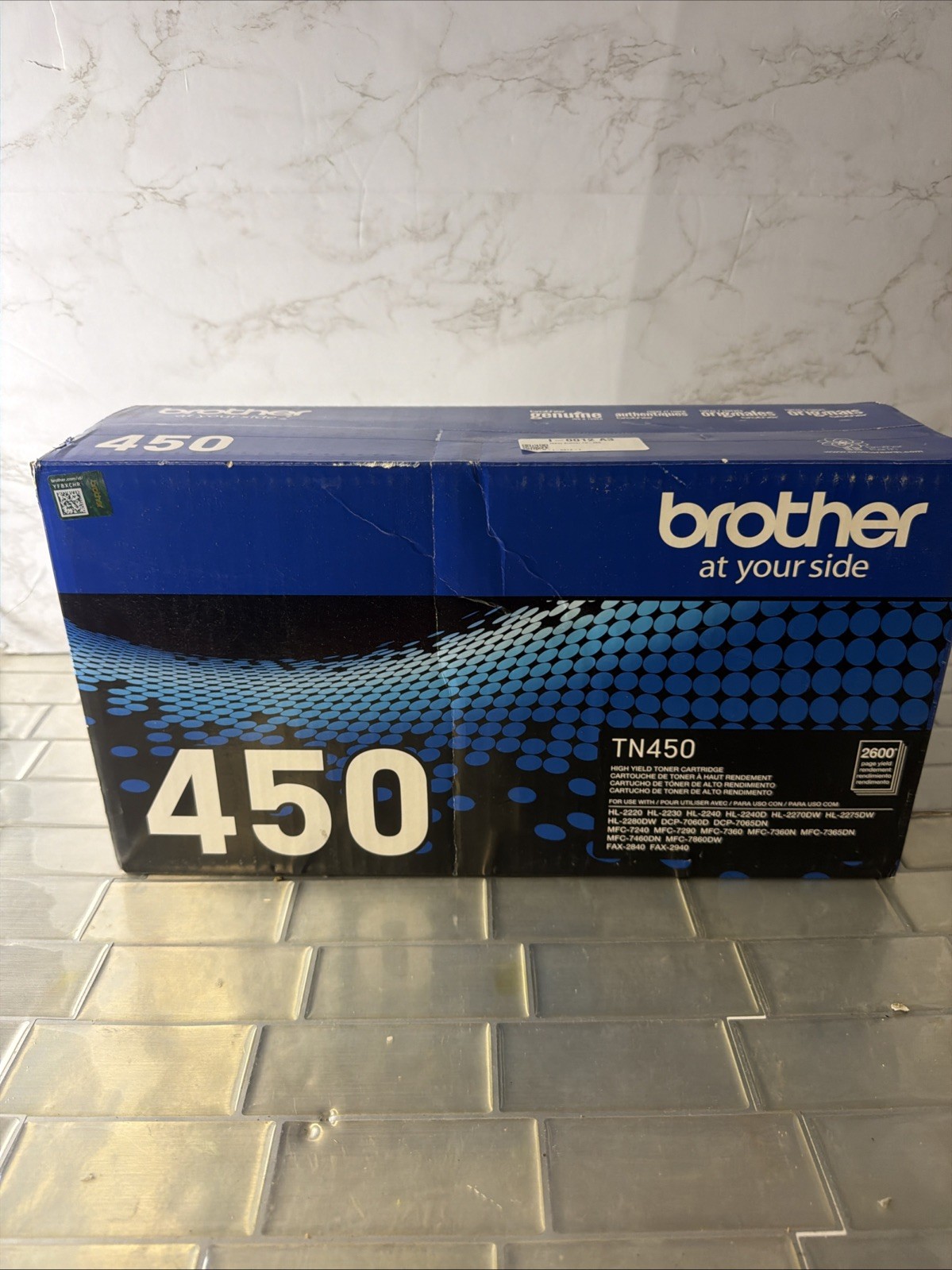 Brother TN-450 High Yield Black Toner Cartridge Genuine OEM BRAND NEW