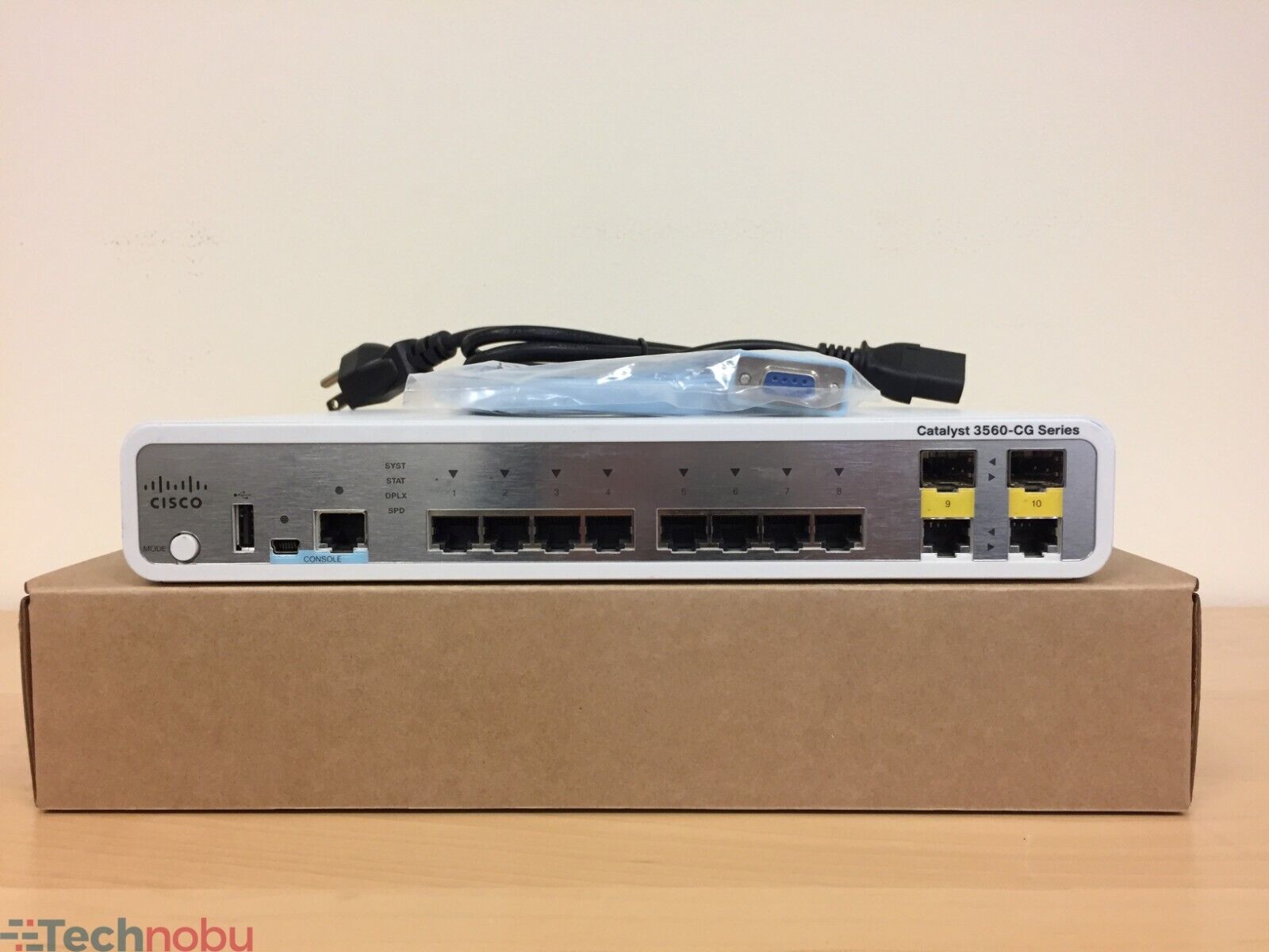 Cisco WS-C3560CG-8TC-S 8-Ports Compact Ethernet Switch Catalyst 3560-CG 15.2 OS