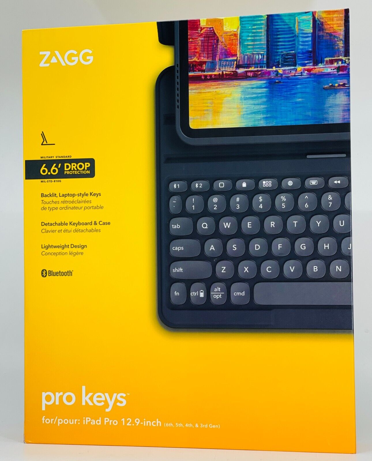 ZAGG Pro Keys Wireless Keyboard Case For iPad Pro 12.9\