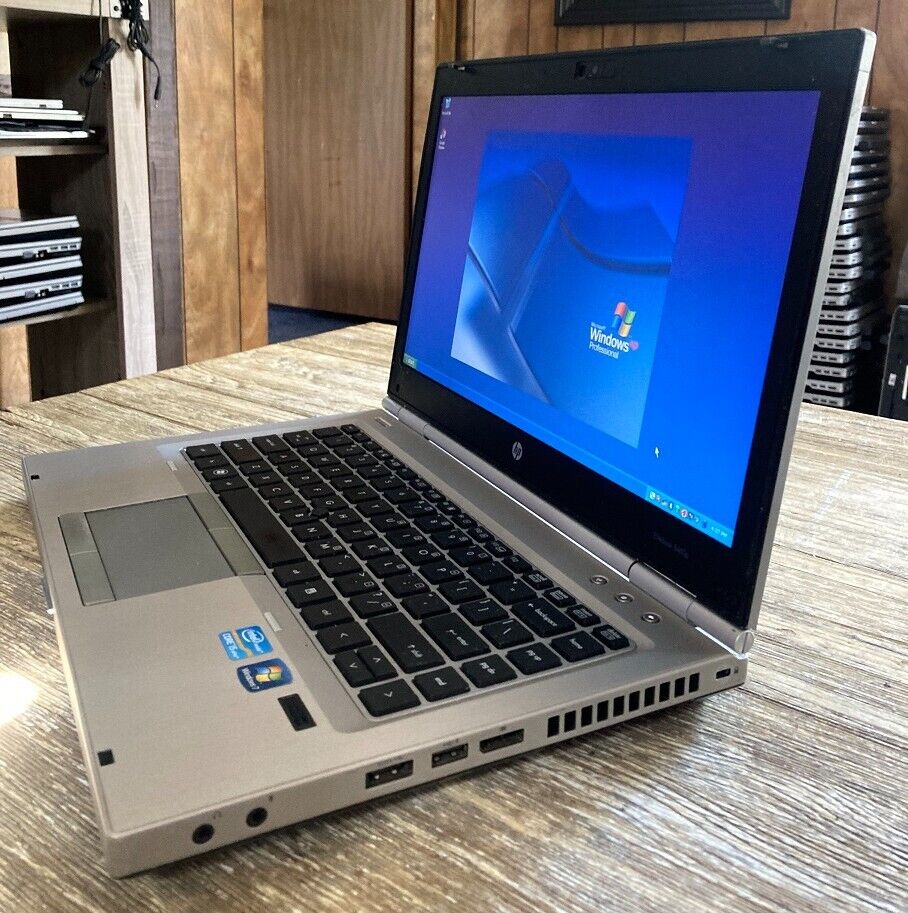 HP Elitebook 8460/70P Laptop Vintage Windows XP Pro 32 Bit 2.5ghz 4gb 250gb DVD