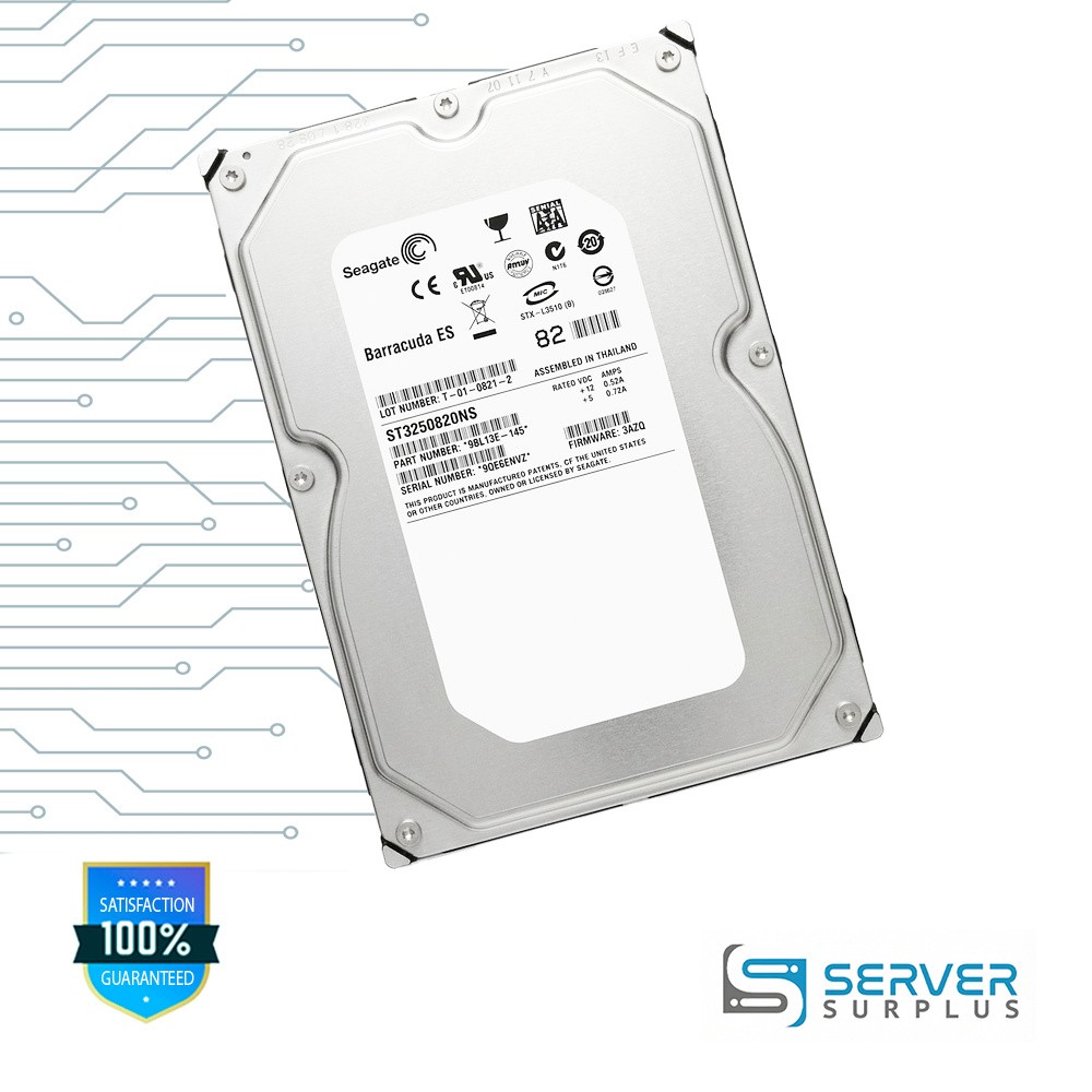 Seagate Barracuda ES 250GB SATA 7.2K 3.5 in Enterprise HDD | ST3250820NS