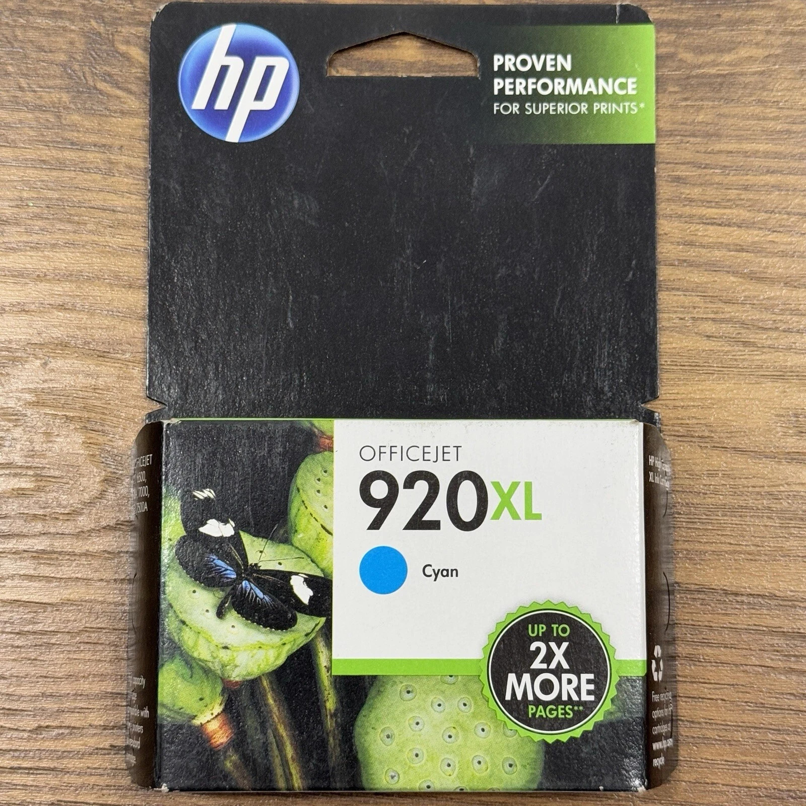 NEW Genuine HP 920XL Cyan High Yield Ink Cartridge - CD972AN - EXPIRED 2019