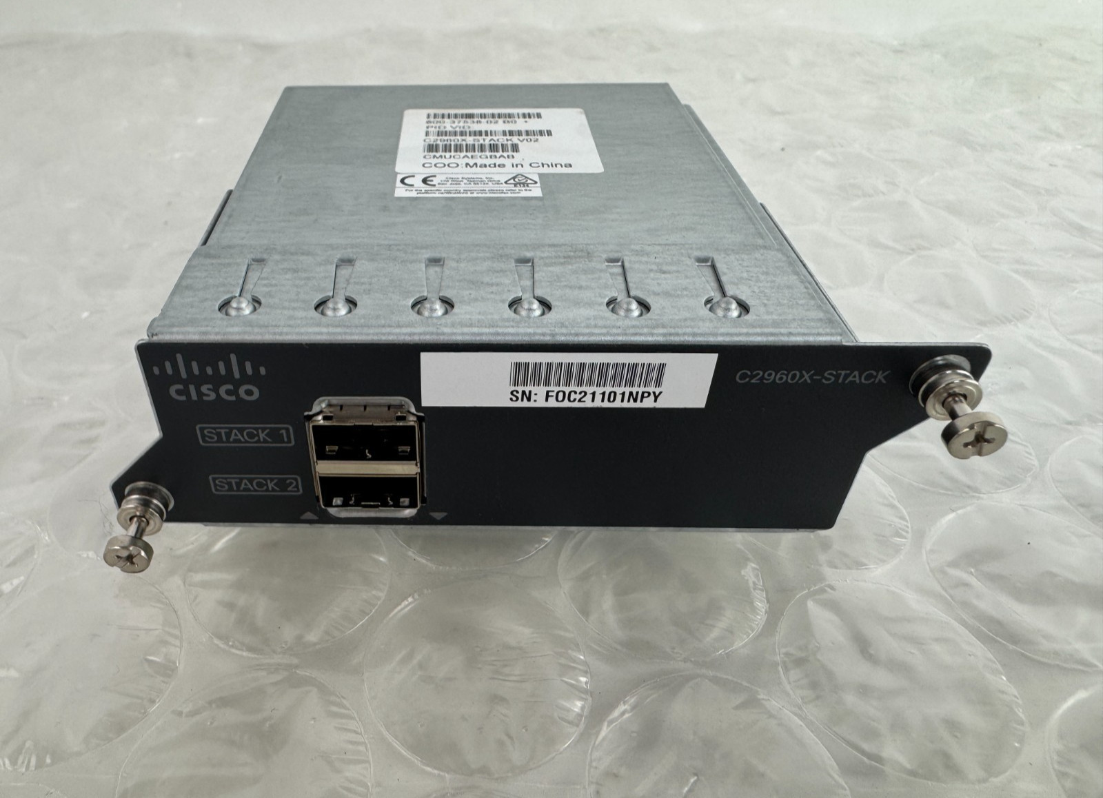 Cisco C2960X-STACK V02 Module 800-37538-02 B0 +
