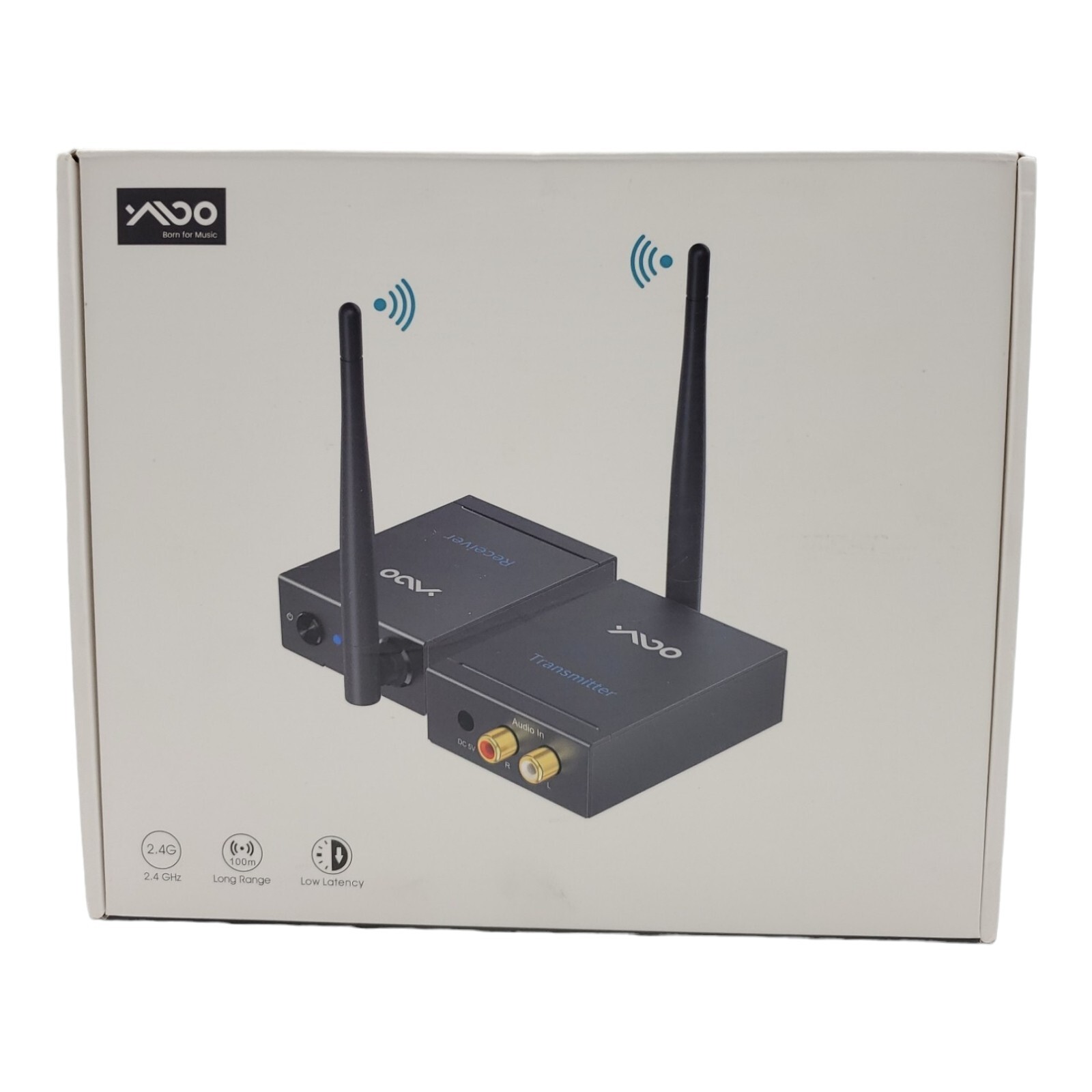 2.4Ghz Wireless Audio Transmitter Receiver for TV 192kHz 24bit HiFi Audio