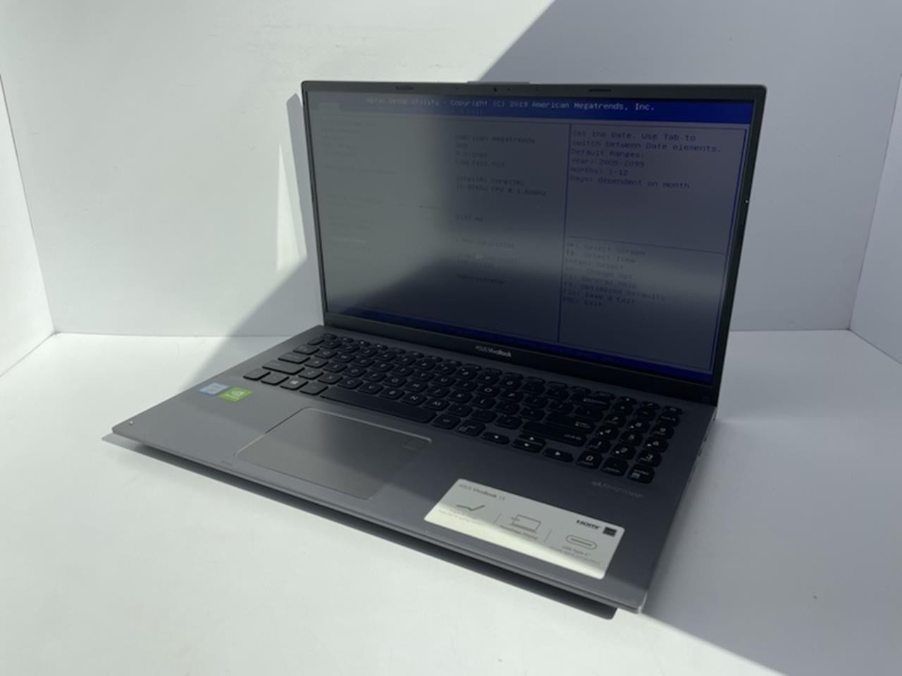 VIVOBOOK_ASUS X512FL_F512FL Laptop w/ Intel Core i5-8265U 1.60GHZ+8GB No HD/OS
