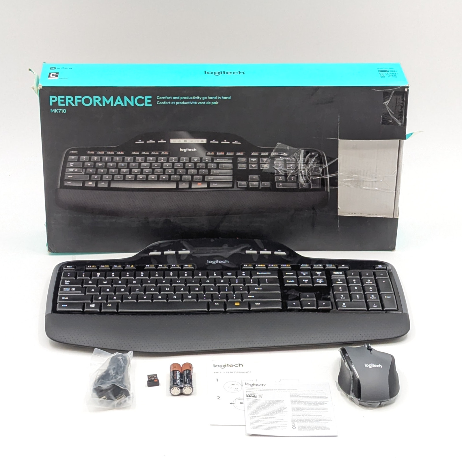 Logitech Performance MK710 Wireless Keyboard & Mouse (920-002416) | Black