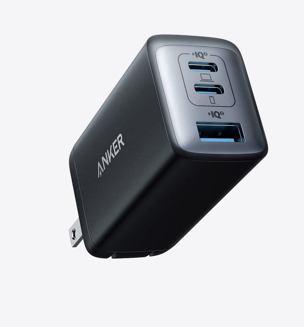 Anker PowerPort III 65W 3-Port Pod Wall Charger A2667 Black
