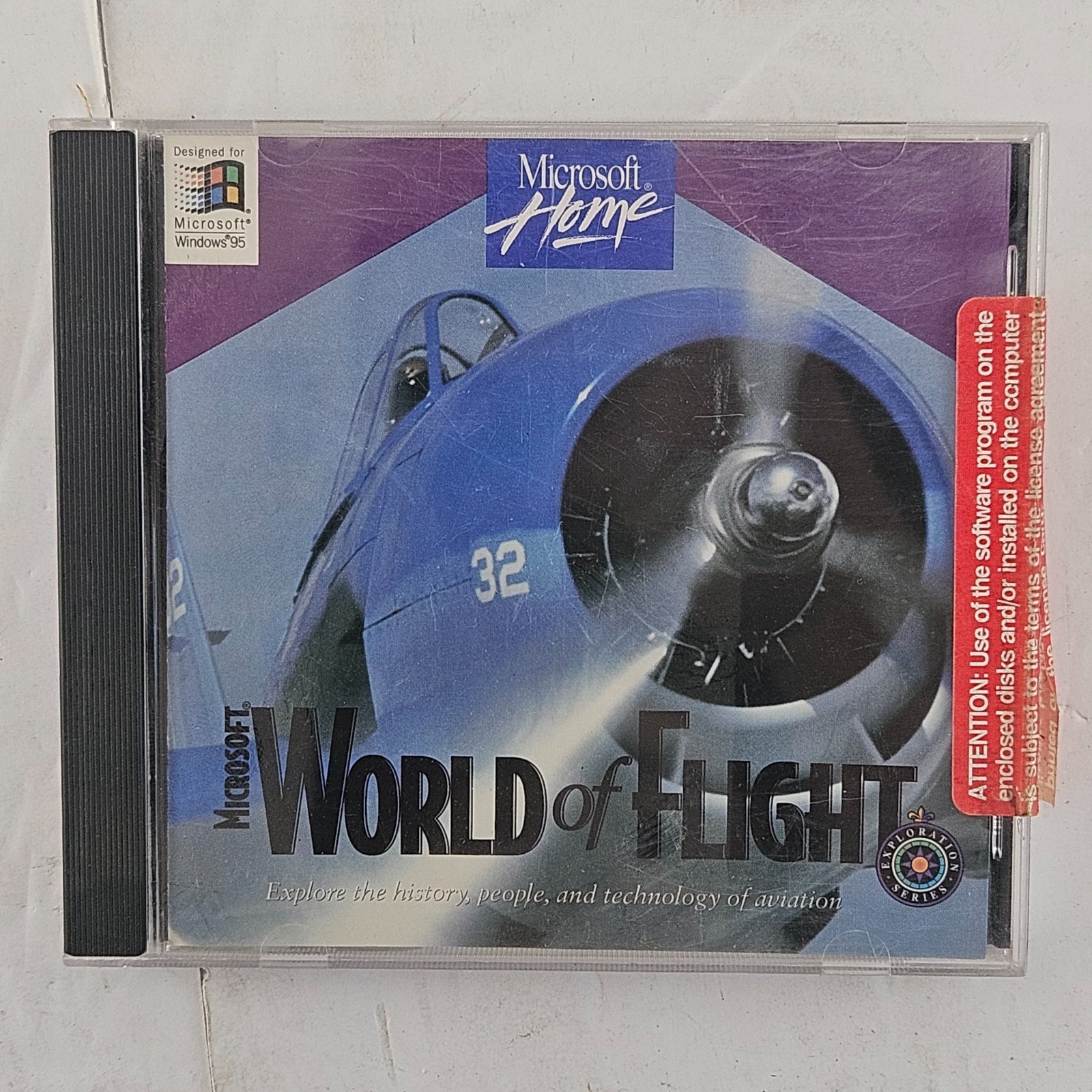 Microsoft Home World of Flight CD-ROM Windows 95 Exploration Series