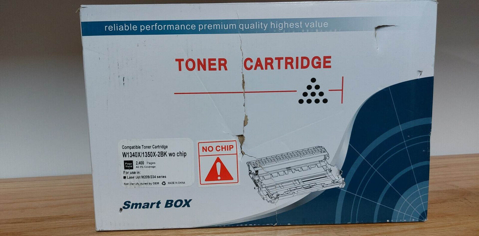 (2 Pack) Smart Box W1340X/1350X Compatible Toner Cartridge, Black, LaserJet M209