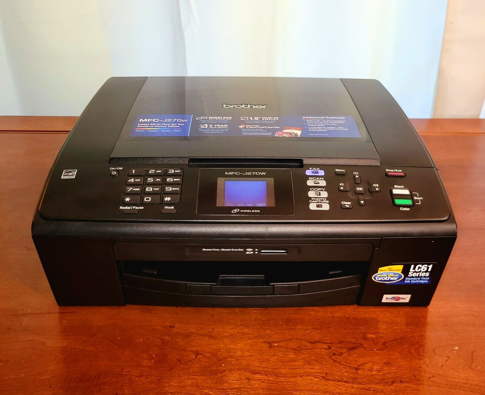 Brother MFC-J270W All-in-One Wireless Inkjet Printer - Only 164 Page Count