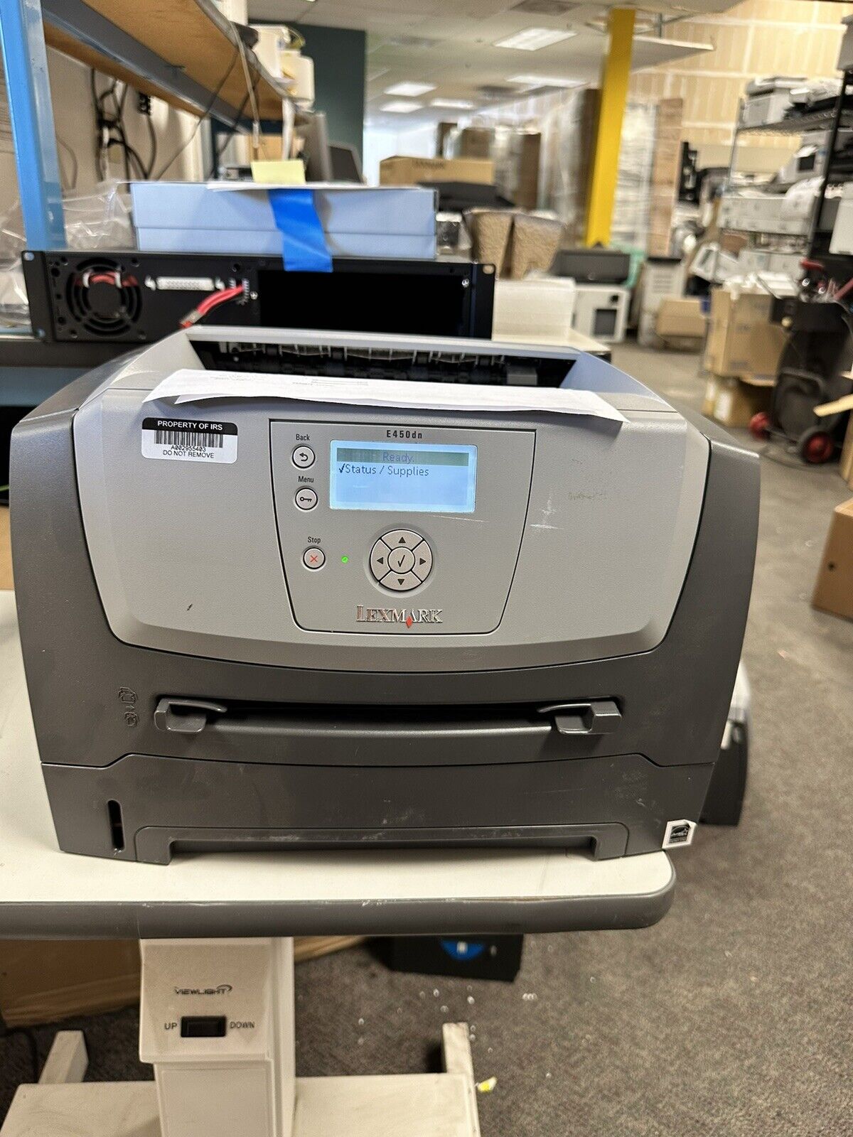 Lexmark E450DN Mono Laser Jet Printer 33S0705✅TESTED