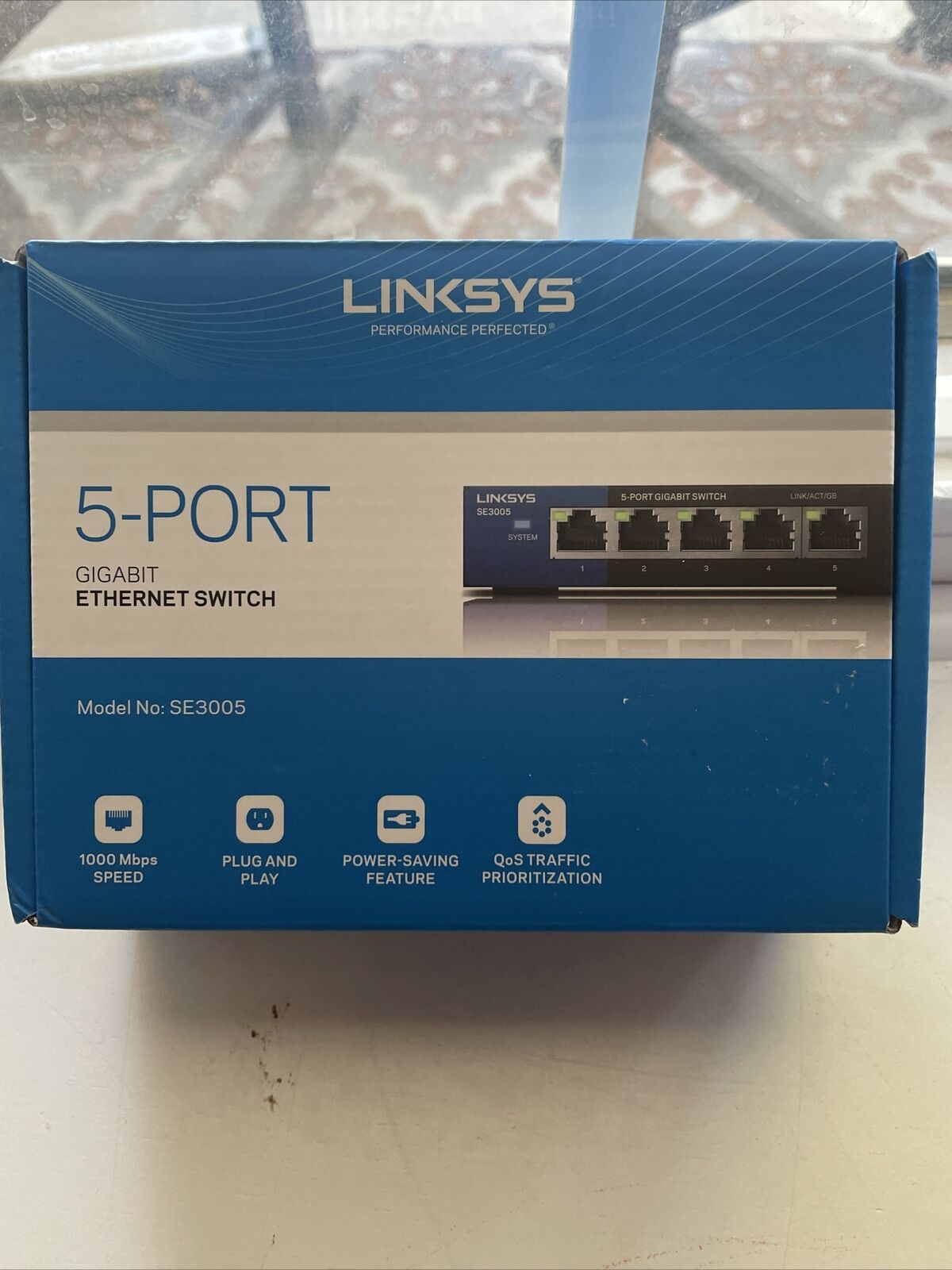 Linksys SE3005V2 5 port Gigabit Ethernet Switch