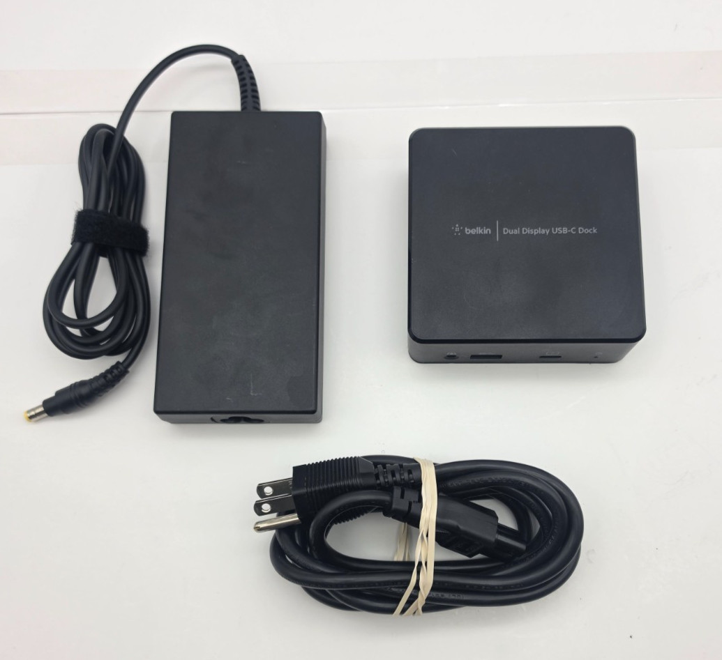 Belkin USB-C Dual Display Docking Station Model INC002 - Black