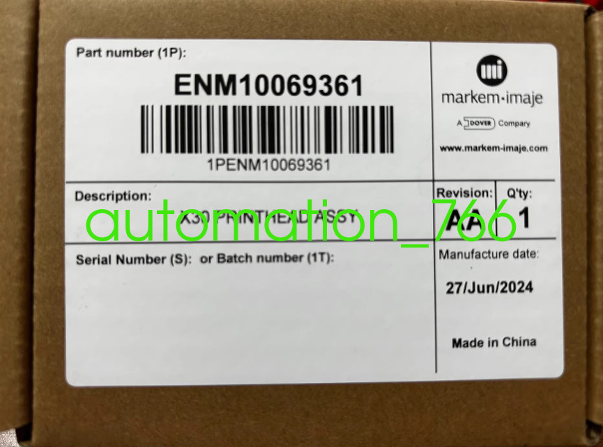 1PCS Markem-imaje  ENM10069361 Brand new  Inkjet printheads Via Fedex or DHL