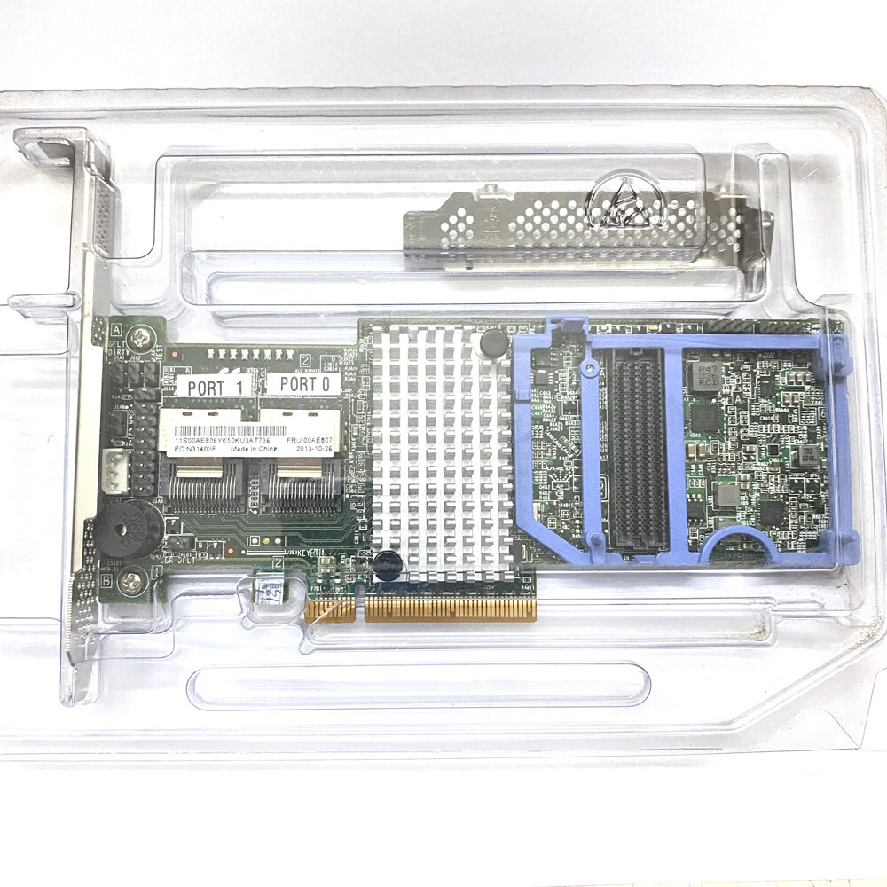 IBM M5110 8-Port 6Gbps Server RAID 00AE807 PCI-e SAS/SATA JBOD IT MODE Card