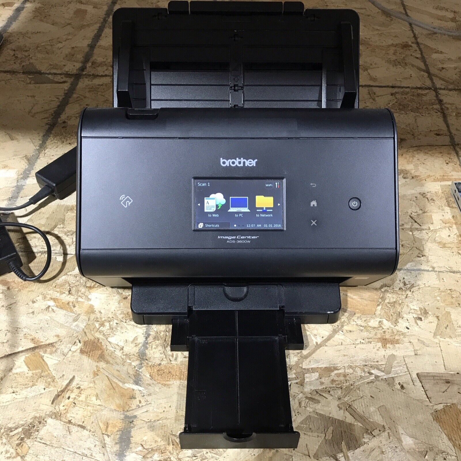 Brother ADS-3600W Image Center High Speed Desktop Document Scanner w/ AC Adapter
