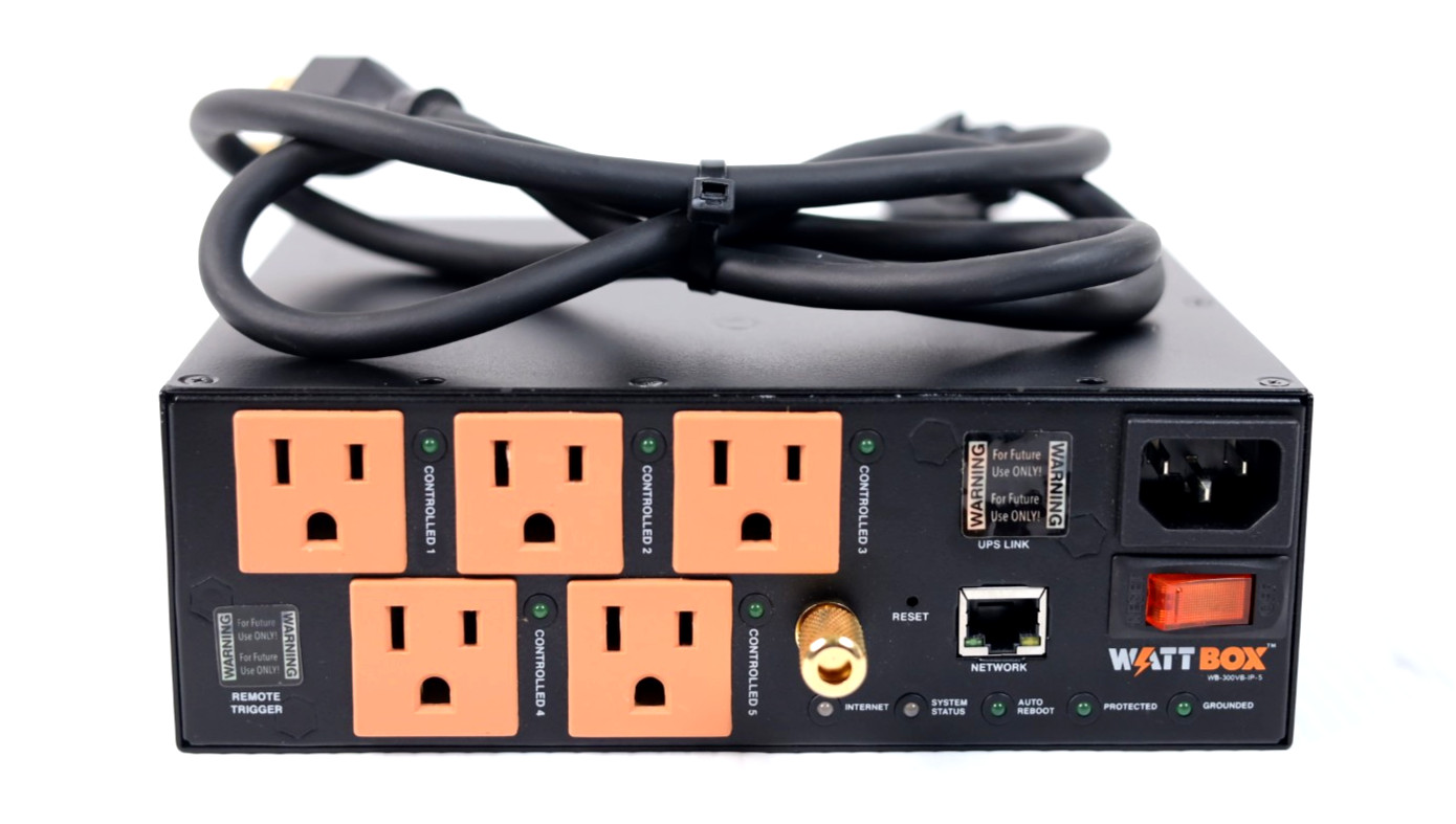 Wattbox WB-300VB-IP-5 with OvrC Home, 5-Outlets Cleared From OVRC