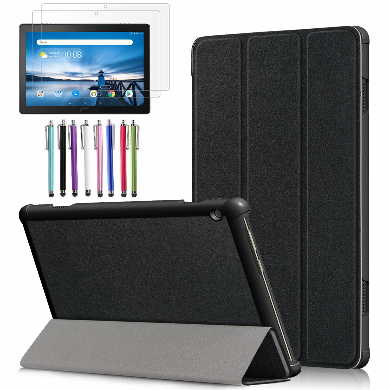 Premium Leather Stand Case Cover For Lenovo Tab M11 K11 M8 M9 M10 P11 P12 Nook 9