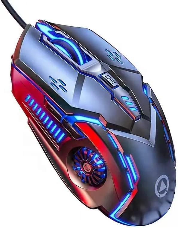 CHONCHOW Gaming Mouse Wired,6 Buttons, 4 Adjustable DPI Up to 3200 DPI, 7 Col...