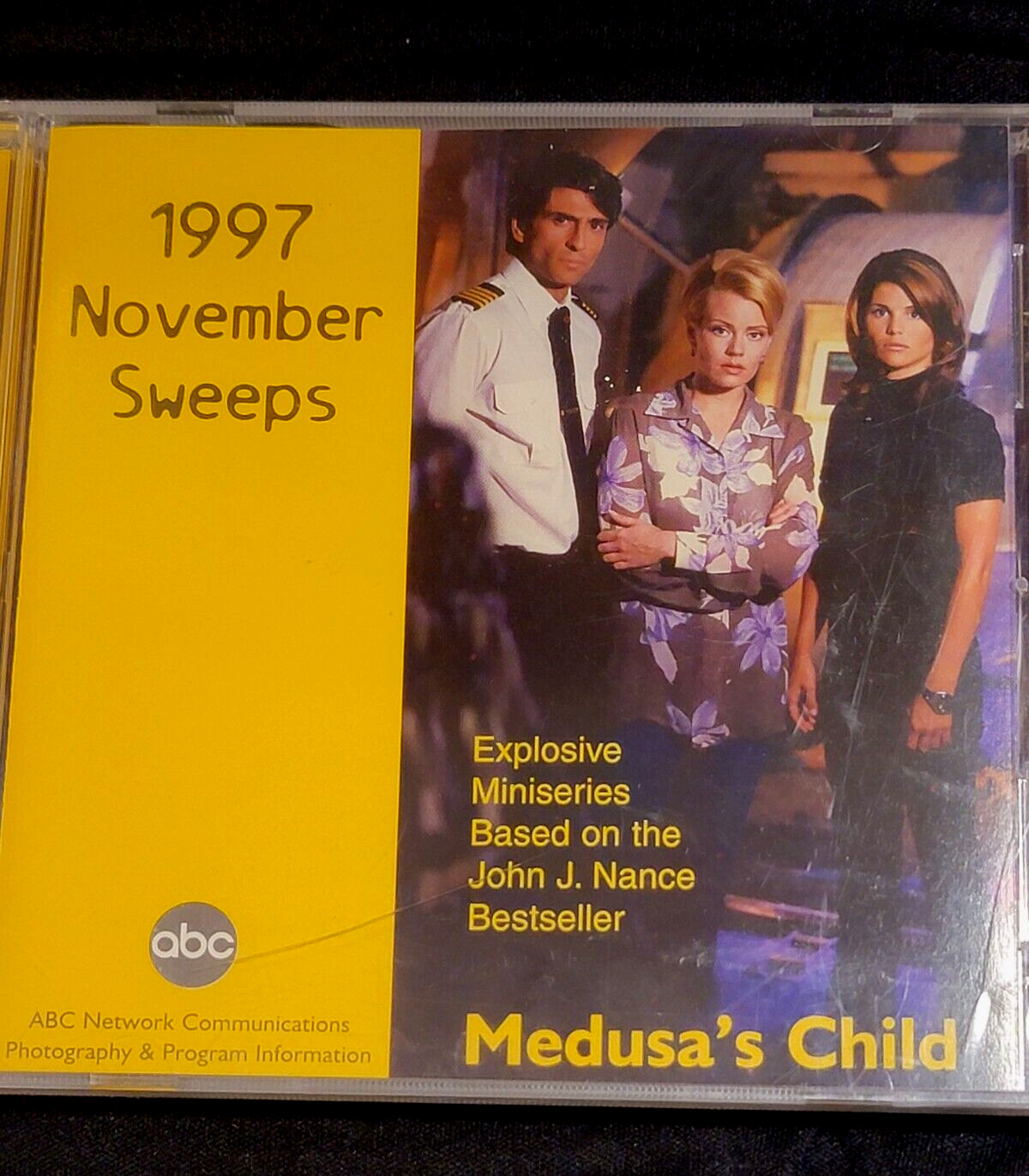 1997 ABC CD-Rom November Sweeps. Unopened, Historical SPIN CITY,NYPD, ELLEN++