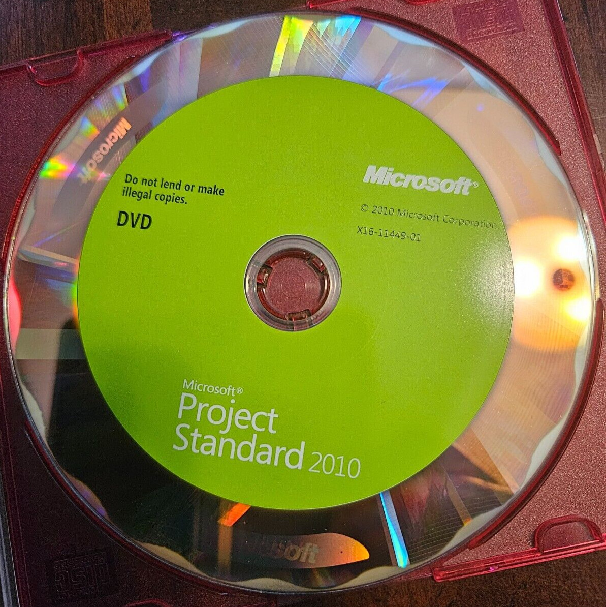 Genuine Microsoft Project Standard 2010 Version