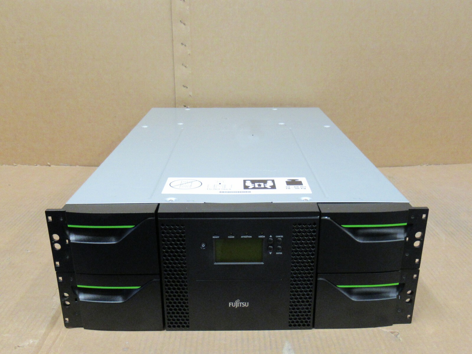 Fujitsu Eternus LT60 S2 FTS:LT60S2JNXU 48 Slot Tape Library Auto Loader 2x LTO-5