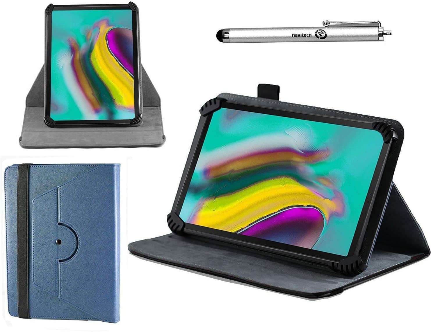 Navitech Blue Case & Stylus For The Blackview Tab 11 SE 10.36'' Tablet