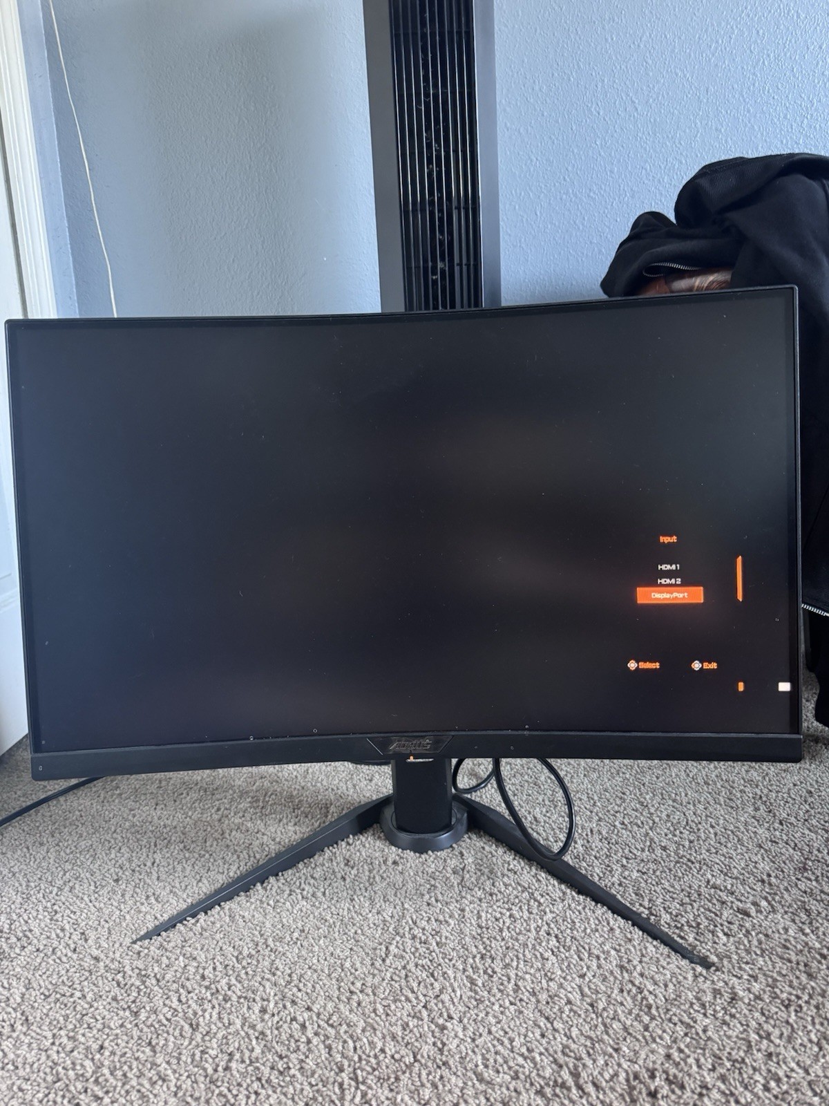 AORUS CV27F Curved 27 Inch LED Gaming Monitor Used Great Condition No Box