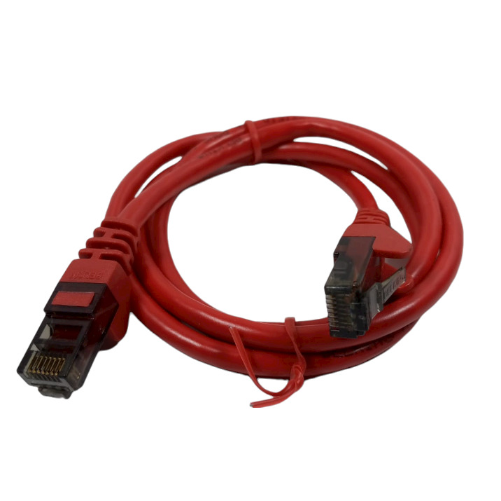 Belkin A3L980-03-RED-S 3' CAT-6 RJ-45 Snagless Duplex Patch Cable - Red