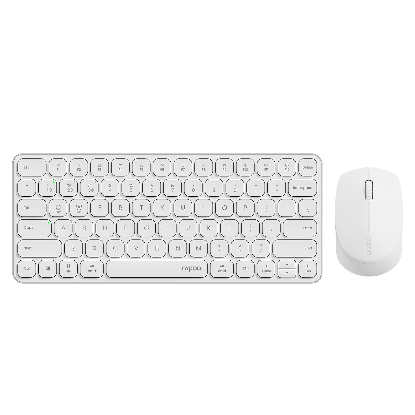 Rapoo 9010M Multi-Device Keyboard and Mouse Combo, 2.4GHz/Bluetooth 5.0/4.0 W...