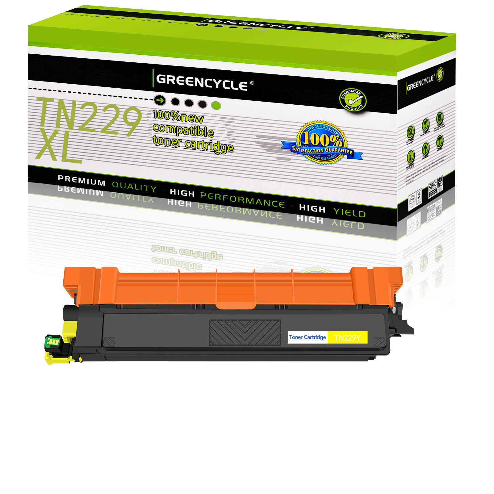 1PK TN229XL TN229 Toner Yellow Compatible for Brother HL-L3220cdw HL-L3280cdw