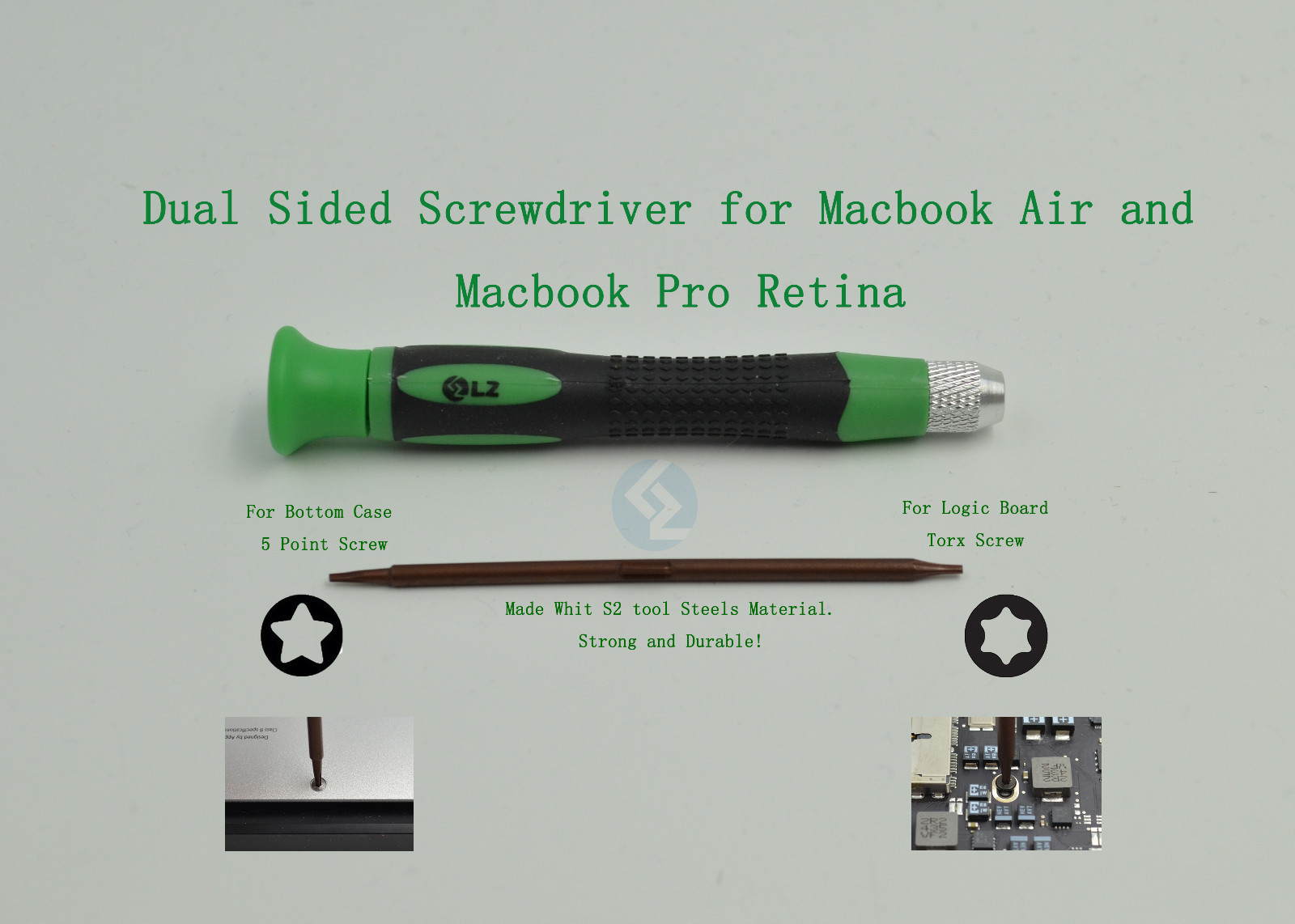 Dual Sided 5 Point Star & Torx Screwdriver for Macbook Air 13" a1369 a1466