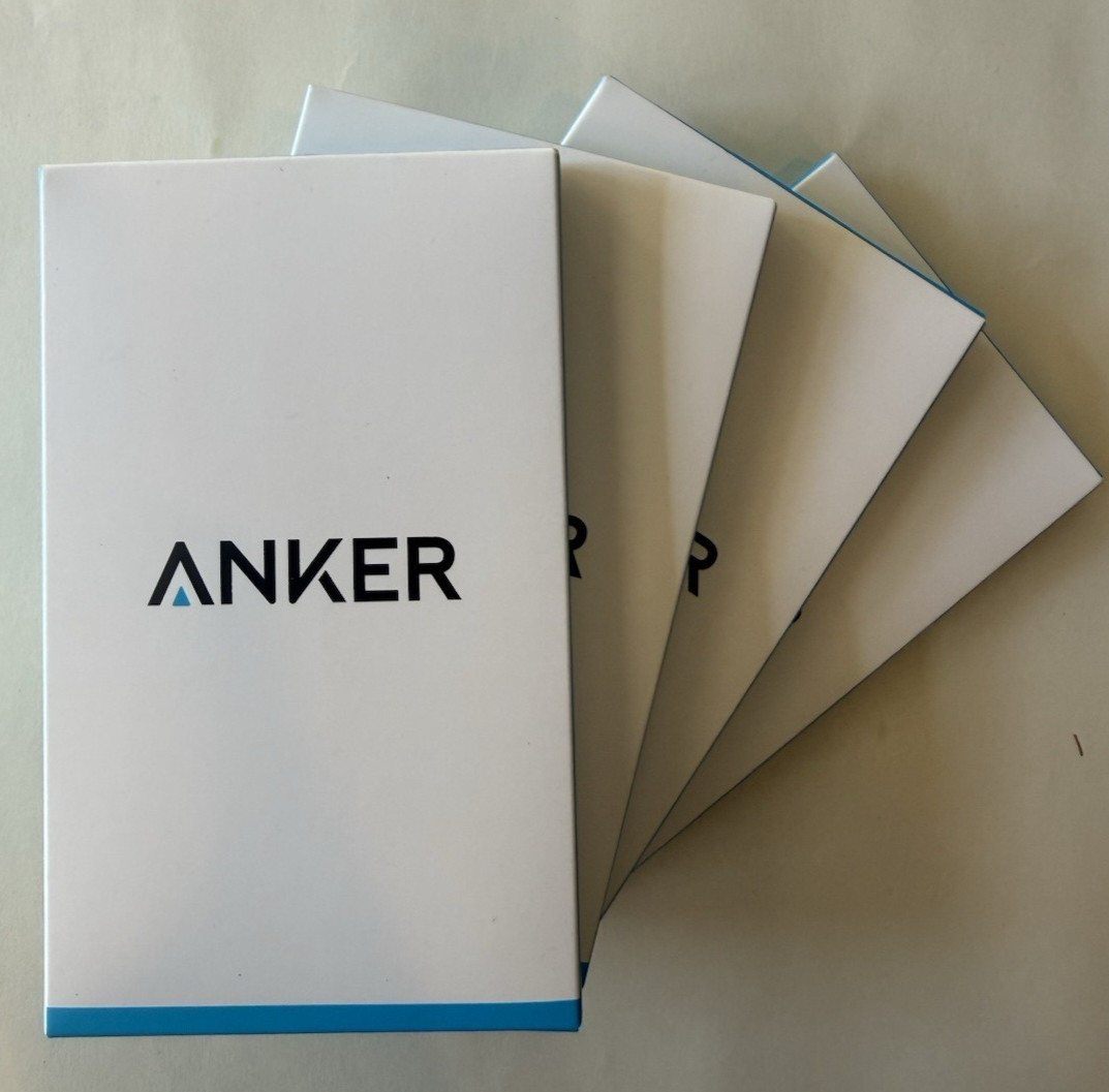 Lot of 4 Anker 4-Port Ultra-Slim Data USB 3.0 Hubs - Model: A7516