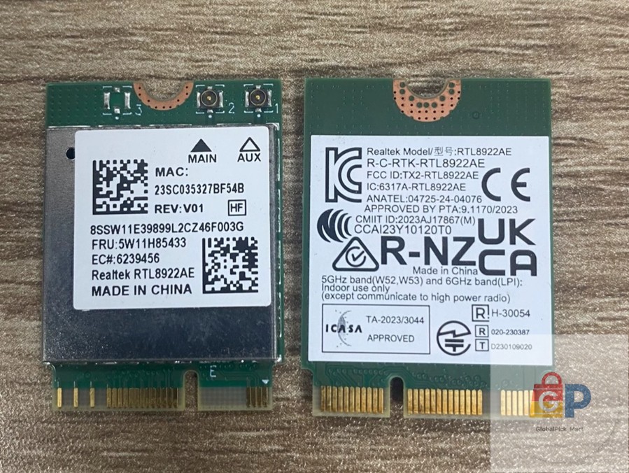 Realtek RTL8922AE WiFi7 Adapter Wireless Card M.2 NGFF Tri-band Bluetooth 5.4