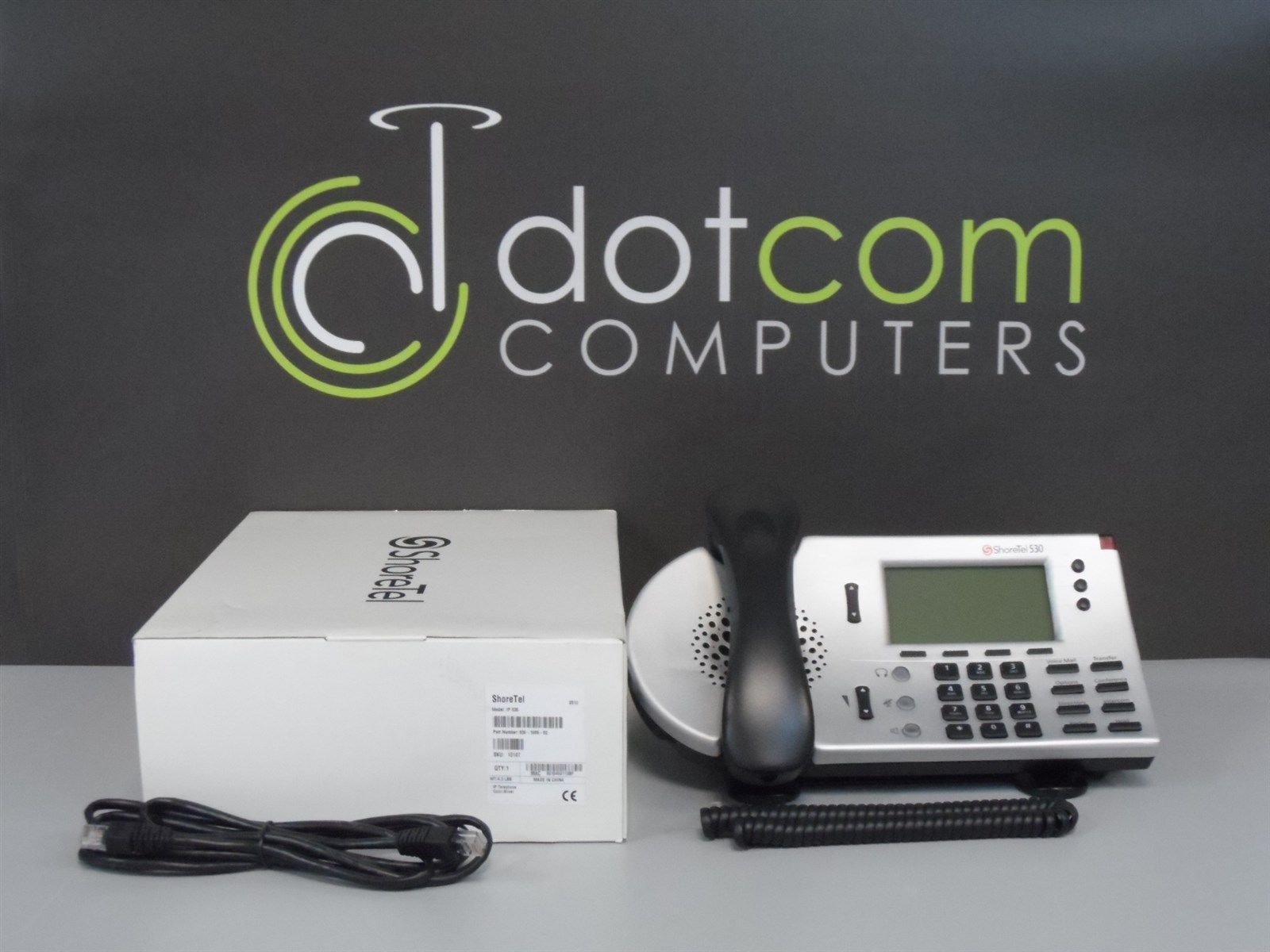 SHORETEL NEW IP 530 VOIP Silver Phone S2 IP530 Display