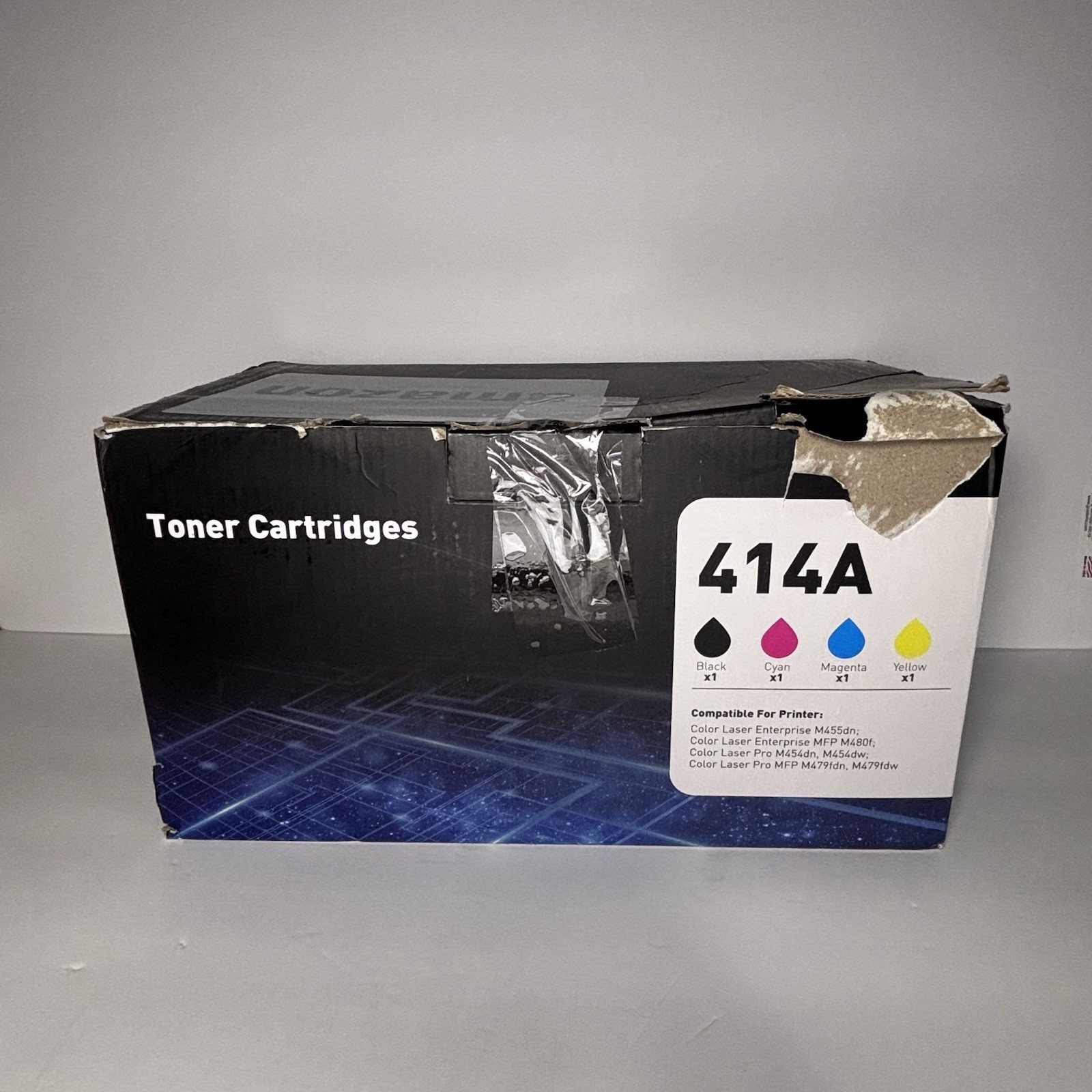 414 Toner Cartridges 4 pack Color Laser Jet Pro MFP HP High Yield Printer