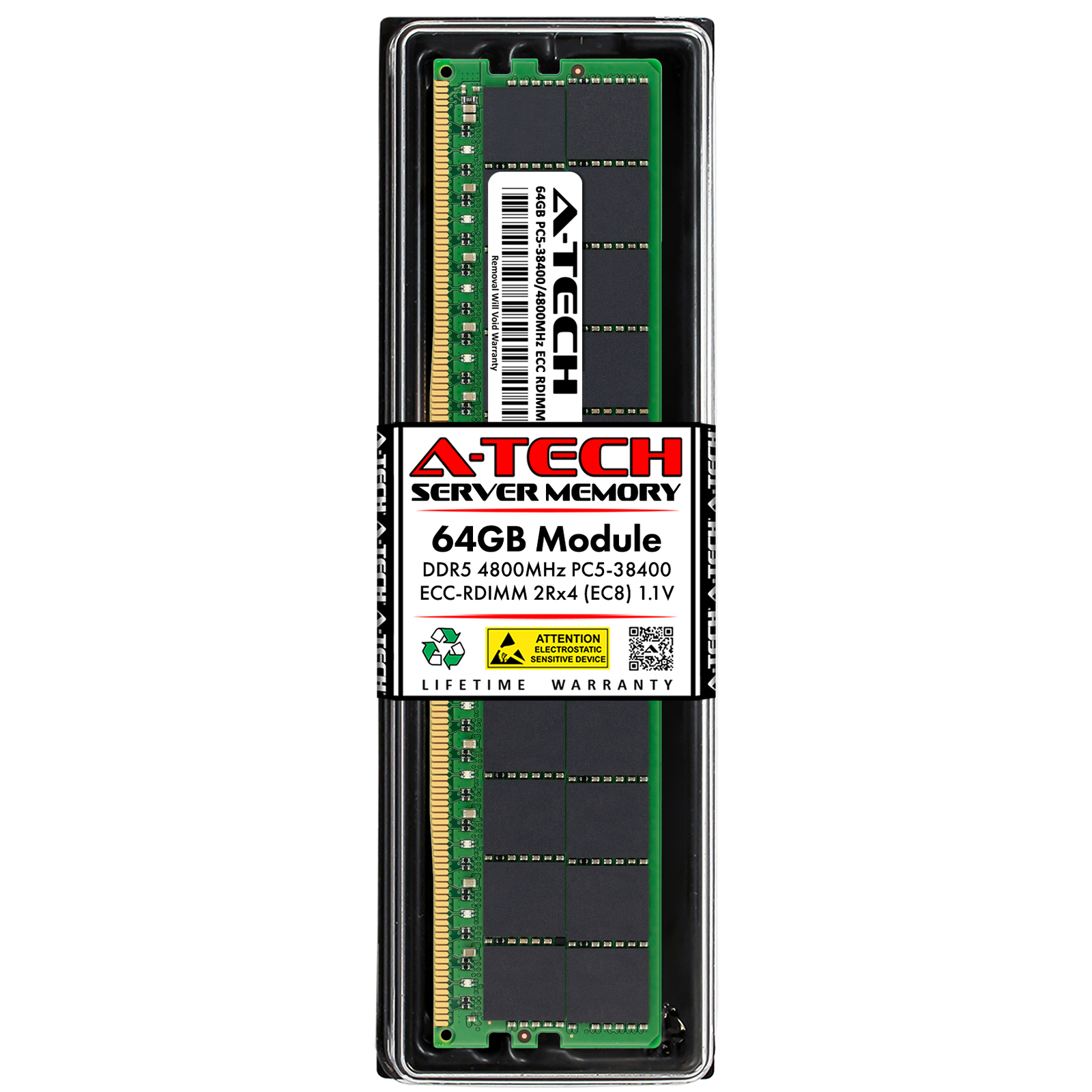 64GB DDR5 PC5-38400R RDIMM (Replacement for Samsung M321R8GA0BB0-CQK) Memory RAM