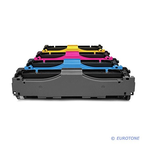 Eurotone 4x Toner Cartridge Compatible for HP CF410X+M452DN+M452DW+M452NW Black