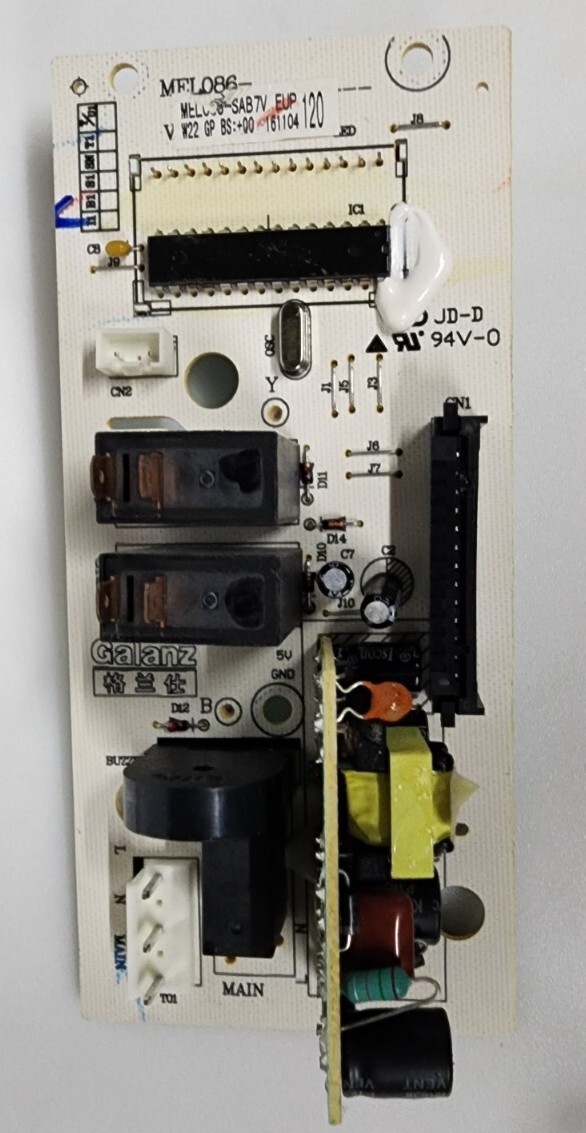 Westinghouse WCM770B Microwave Computer Board MEL086-SAB7V OEM