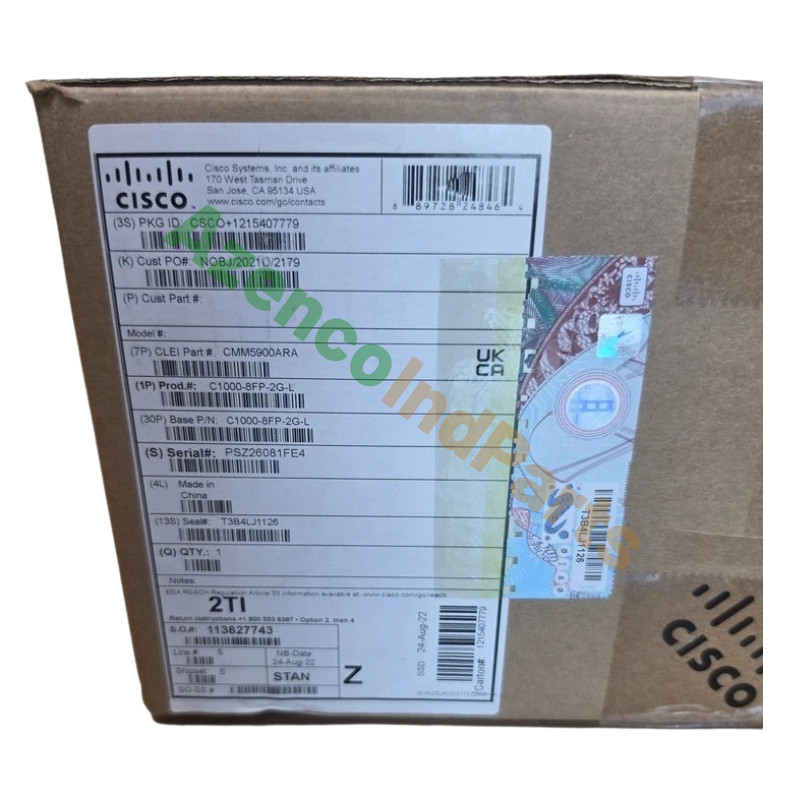 NEW Cisco C1000-8FP-2G-L 8 Ports Ethernet Switch FREE Delivery