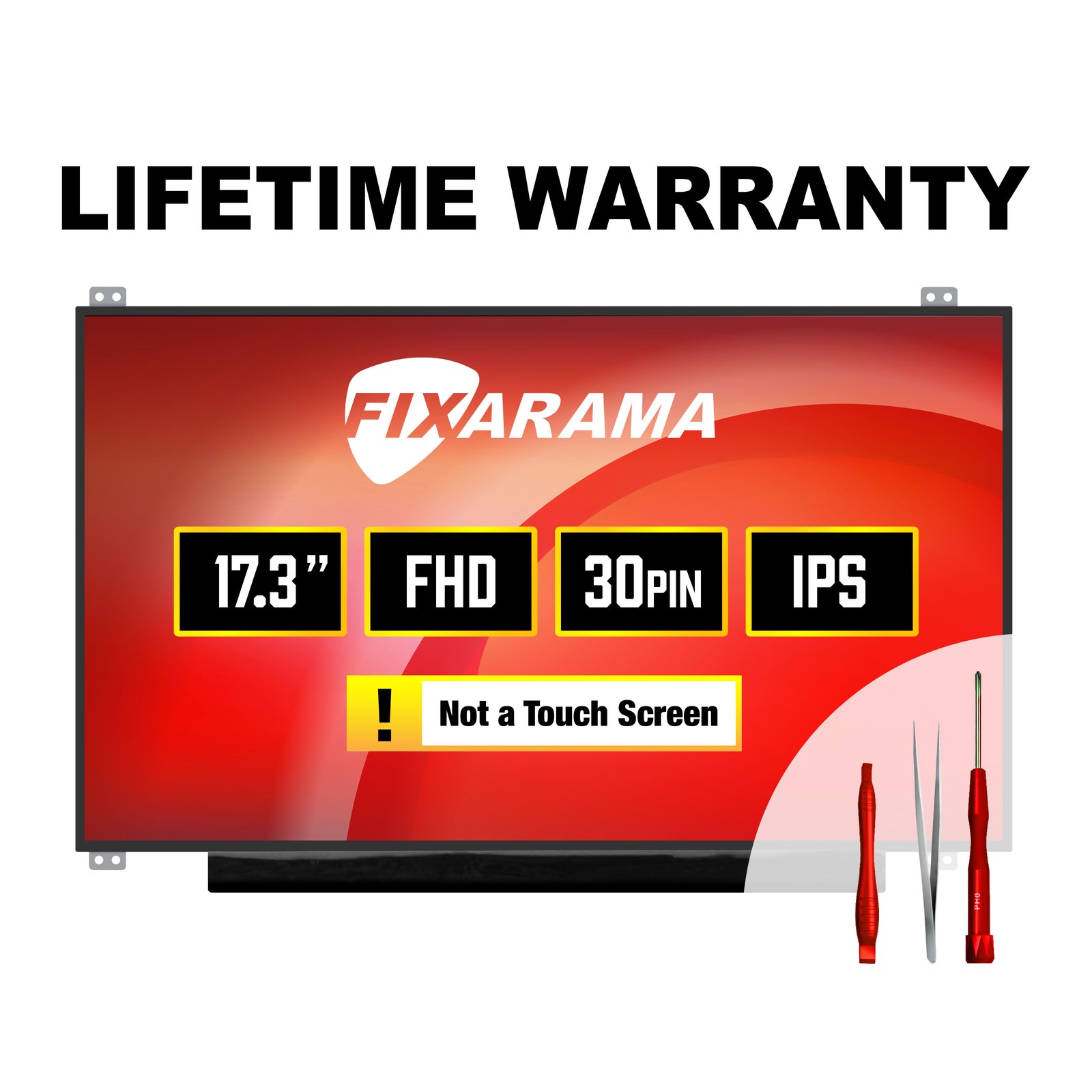 Samsung LTN173HL01 FHD 30 pin IPS Matte LCD Screen + Tools GRADE A+ FIXARAMA