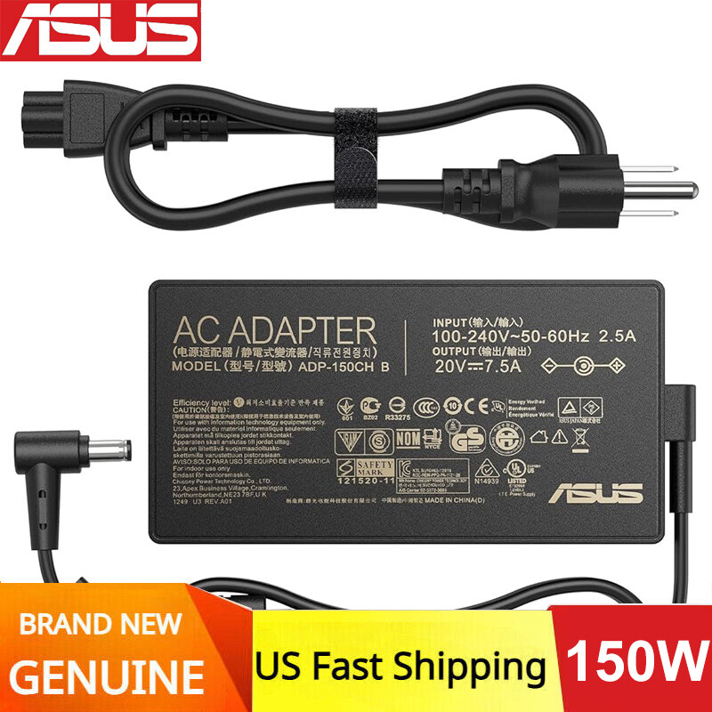 ASUS 150W AC DC Adapter for ROG G531GT-AL003T,ADP-150CH B,A18-150P1A @Original