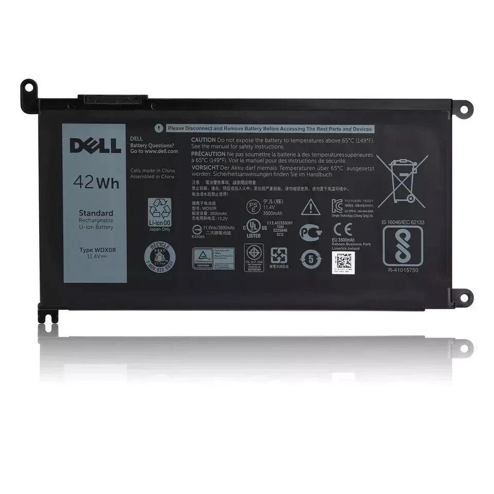 Genuine WDX0R OEM Battery For Dell Inspiron 15 5570 5538 13 5378 5379 7378 7368