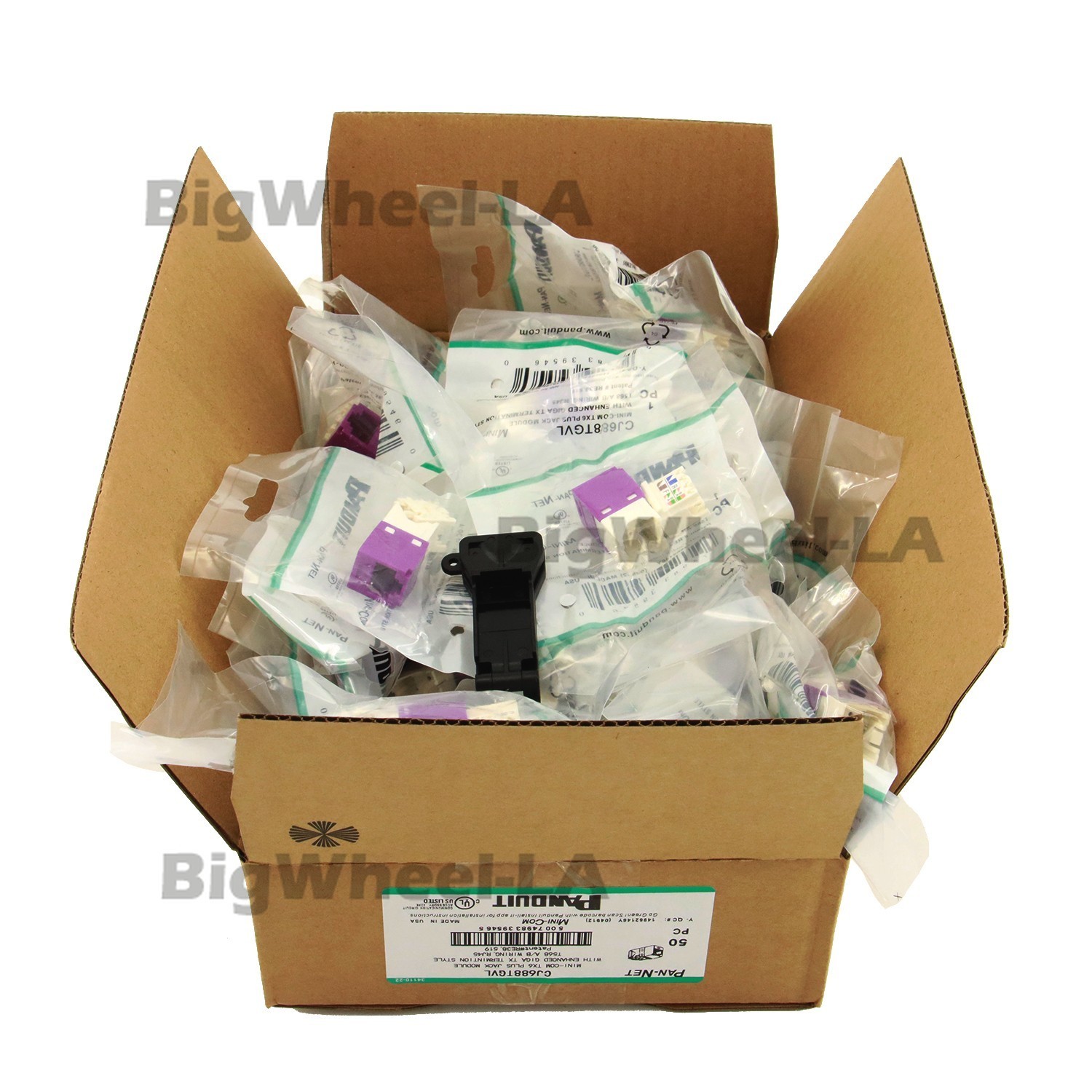 For Panduit CAT6 Gigabit Purple Network Jack Module CJ688TGVL * Quantity (50)