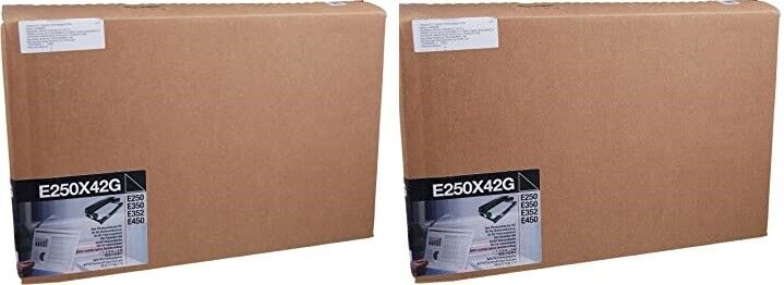 2 Genuine Sealed Lexmark E250X42G Photoconductor Kits (E250X22G ) E250 E350 E450