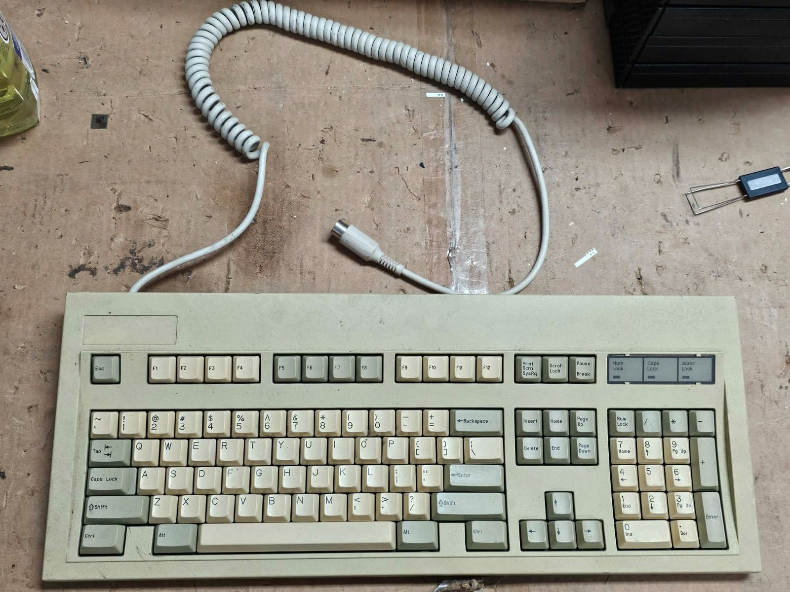 Retro Vintage Keytronic PC/AT VT Switch FCC ID:CIG8AVE03435 Windows Dos Keyboard