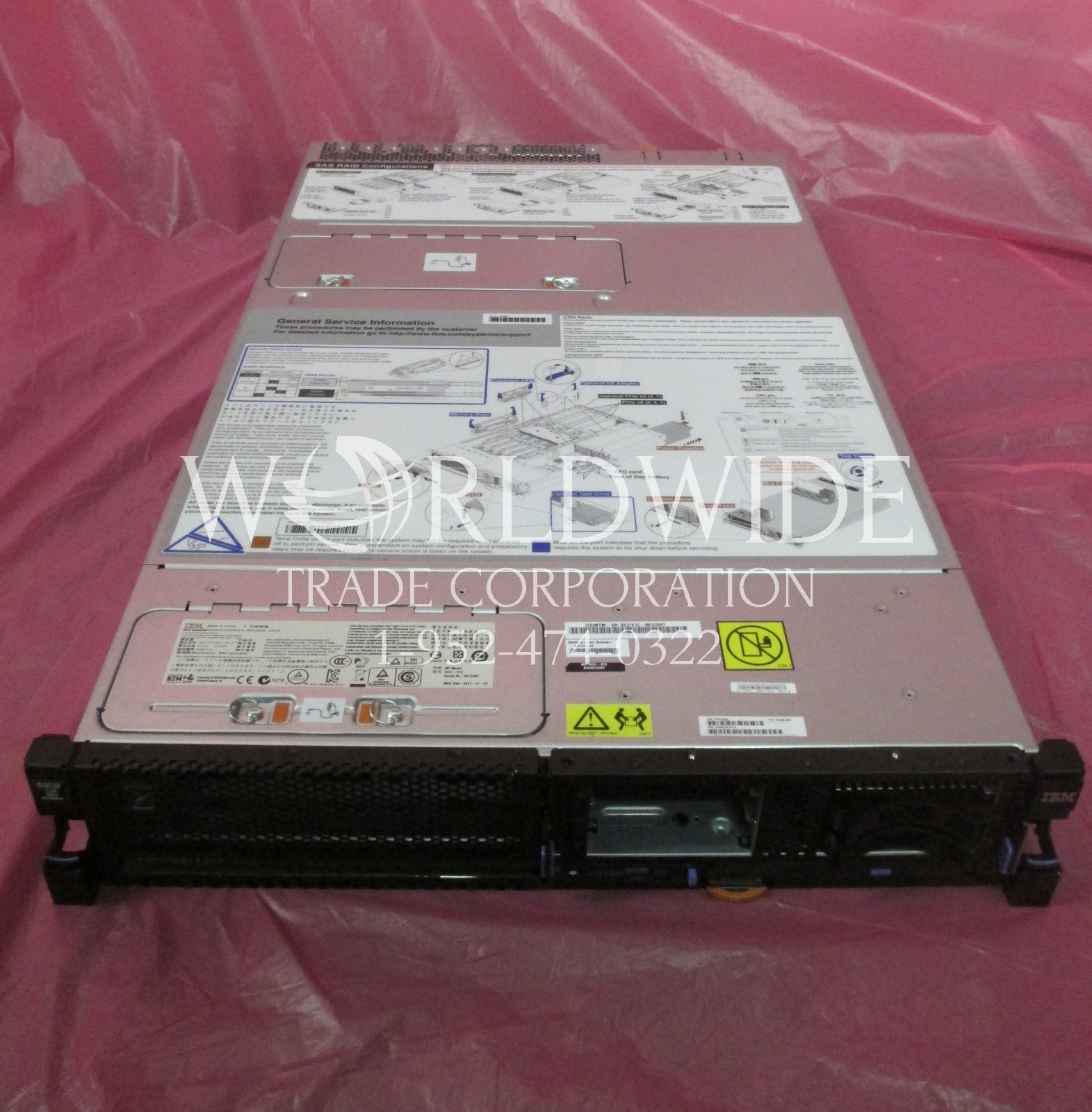 IBM 8231-E1C Power 710 Server, 3.0GHz 4-Core POWER7 32GB Memory 2 x 146GB Disk