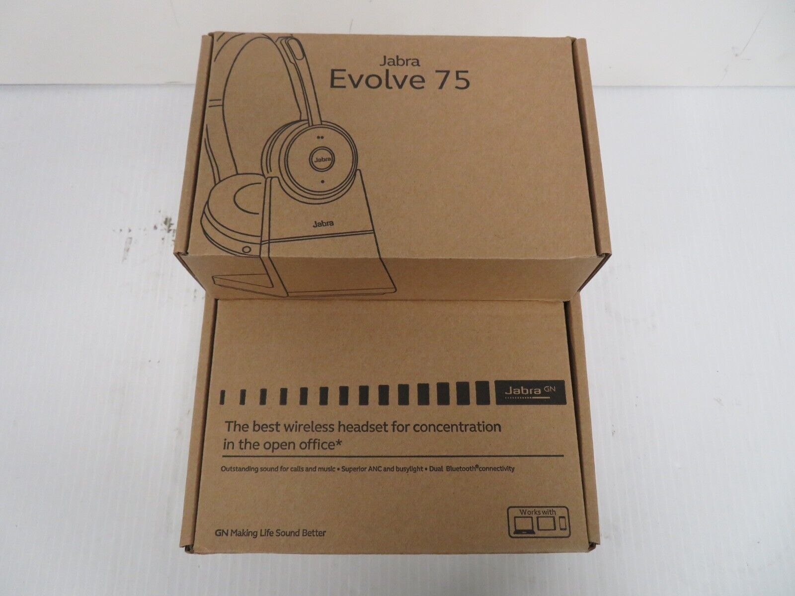 abra Evolve 75 SE UC Headband Headsets - Black (7599-848-199)