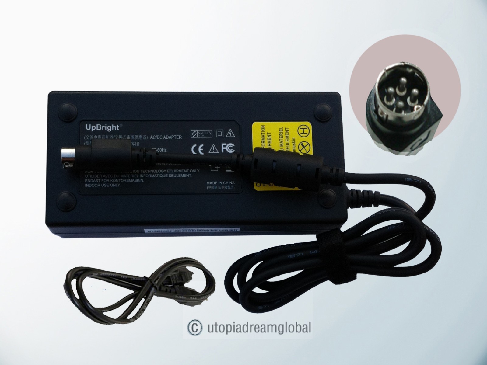 20V 11A 4-Pin AC Adapter For Dell Alienware Area 51-M D9T D900T D90T MJ-12 Power